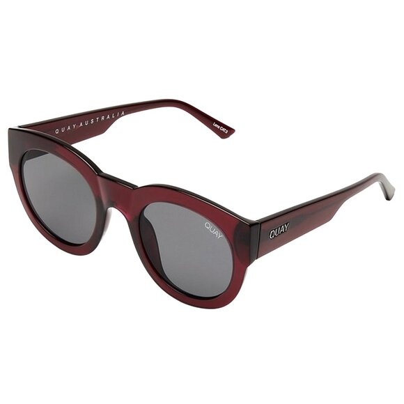 QUAY AUSTRALIA “If Only” Round Sunglasses (Red/Smoke) – NWOT main image 8